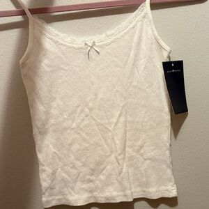Brandy Melville white  Lace Cami Top